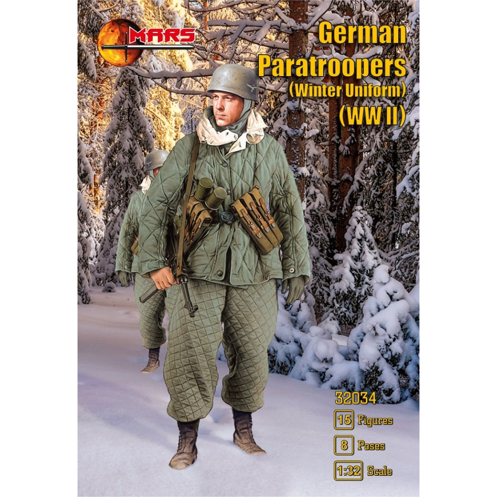 Mars Figures 1/32 German Elite Division Model Kit – Normandy 1944-45, 15 Unpainted Plastic Figures - View #8